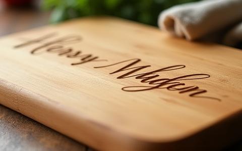 Inngravert Skjærebrett i Bjørk